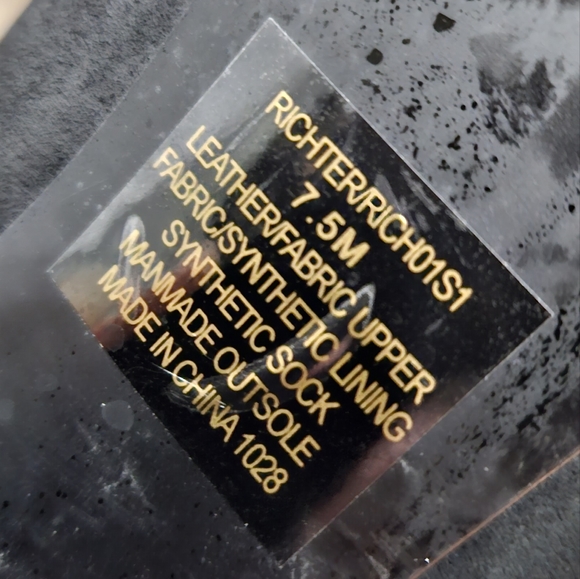 Steve Madden Suede Leather Heeled Black Sock Booties - Picture 6 of 6